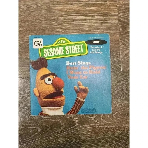 Sesame street Bert sings vinyl record - Picture 2 of 2